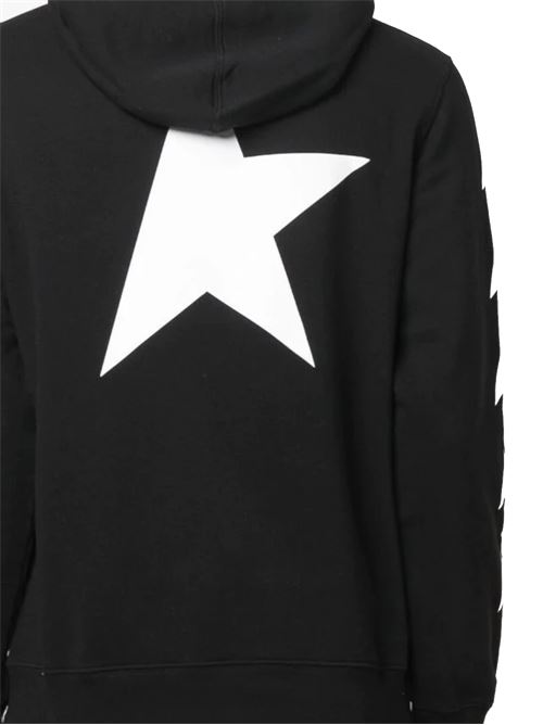 Star-print cotton hoodie Golden Goose | GMP01224P00053480203